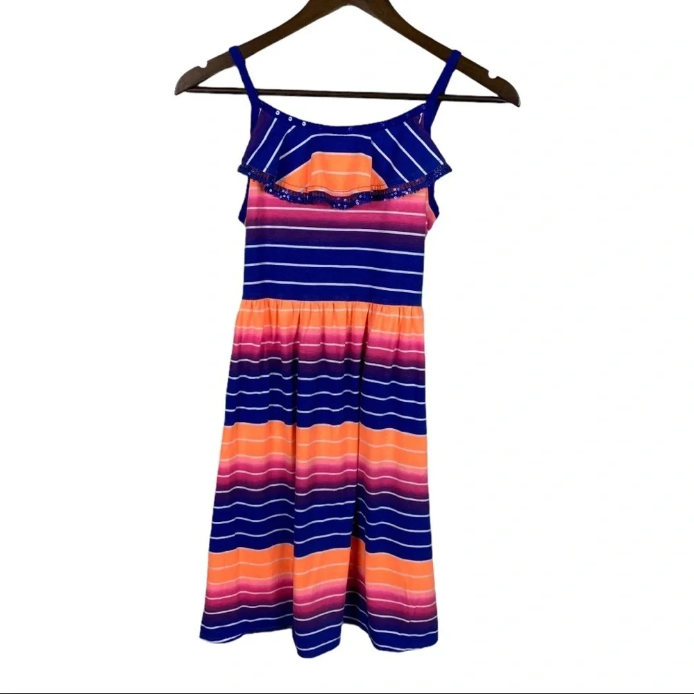 Justice Girls Striped Dress